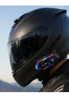 Mey İthalat® Motosiklet Kaskı İçin Bluetooth Intercom Kulaklık Uzun Pil Ömrü