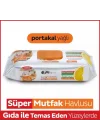 Mey İthalat® Mutfak Temizlik Havlusu 50 Adet Portakal