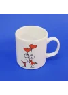 Mey İthalat® Mutlu Çift Temalı Kupa Bardak