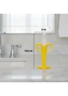 Mey İthalat®  Muz Şekilli Diş Kaşıma Aparatı – Bebekler İçin Silikon Diş Kaşıyıcı, Diş Çıkarma Oyuncağı