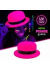 Mey İthalat® Neon Pembe UV Parti Şapkası Plastik