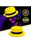 Mey İthalat® Neon Sarı UV Parti Şapkası Plastik