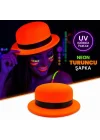 Mey İthalat® Neon Turuncu UV Parti Şapkası Plastik