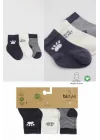 Mey İthalat®  3Lü Penye Soket Çorap BS10110 Antrasit