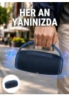 Mey İthalat® Net Stereo Ses Sunan IPX5 Su Geçirmez Bluetooth Hoparlör Yeni Nesil
