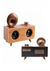 Mey İthalat® Nostaljik Radyo Bluetooth Bağlantılı Şarjlı Yüksek Ses Kaliteli Yeni Nesil