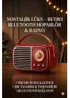Mey İthalat®  Nostaljik Retro Bluetooth  - FM Radyo, USB ve Bluetooth Kablosuz Hoparlör