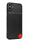 Mey İthalat®  Nothing Phone Nothing CMF Phone 1 Auto Focus Karbon Kapak - Siyah