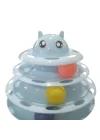 Mey İthalat® Nunbell 3 Katlı Kedi Oyuncağı Kedi Başlıklı