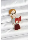 Mey İthalat® Öğretmen Figürlü Broş