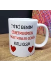 Mey İthalat® Öğretmene Hediye Kupa Bardak