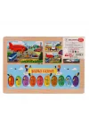 Mey İthalat®  ONY-233-234-235-236 Ahşap Eğitici Puzzle Havaalanı -Onyıl Oyuncak