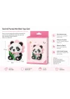 Mey İthalat® OTURAN SEVİMLİ ÇİÇEK PANDA 350 PARÇA BLOCK OYUNCAK