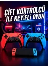 Mey İthalat® Oyun Konsolu Kablosuz Kontrolcülü Retro Oyun Eğlence Sistemi