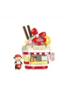 Mey İthalat® P881202 TEDDY DONDURMA SALONU 369 PARÇA BLOCK OYUNCAK