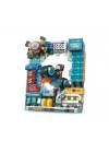 Mey İthalat® P881505 MOTORCU TEDDY 458 PARÇA BLOCK OYUNCAK