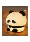 Mey İthalat® Panda Şekilli Renk Değiştirebilen Dokunmatik Gece Lambası
