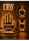 Mey İthalat® PARMAK LED AMBER RENKLİ IŞIK