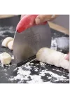 Mey İthalat® Paslanmaz Çelik Hamur Kesme ve Şekillendirme Spatulası