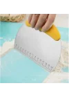 Mey İthalat® Paslanmaz Çelik Hamur Kesme ve Şekillendirme Spatulası