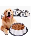Mey İthalat® Paslanmaz Çelik Metal Mama Kabı 15 cm.