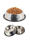 Mey İthalat® Paslanmaz Çelik Metal Mama Kabı 22 cm.