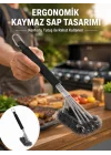 Mey İthalat® Paslanmaz Çelik Telli Mangal Temizlik Fırçası Yeni Nesil
