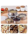 Mey İthalat® Paslanmaz Çelik Yemek Saklama Kabı Seti
