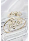 Mey İthalat® Pazu Bileklik Gold Renk Pirinç Bohem Model