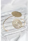 Mey İthalat® Pazu Bileklik Gold Renk Pirinç Bohem Tarz Model