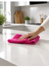 Mey İthalat® PEMBE KARELİ BEZ