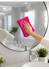 Mey İthalat® PEMBE KARELİ BEZ