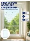 Mey İthalat® Pencere ve Balkon İçin Tek Kanatlı Kolay Takılan Sineklik