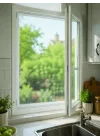 Mey İthalat® Pencere ve Balkon İçin Tek Kanatlı Kolay Takılan Sineklik