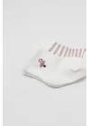 Mey İthalat® Penye Soket Çorap 2li 10139 Ekru Lila