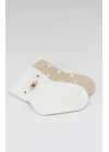 Mey İthalat® Penye Soket Çorap 2li 10142 Ekru Bej
