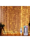 Mey İthalat® Peri Perde Led 3*3m 300 Led Gün Işığı