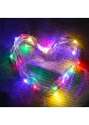 Mey İthalat®  Pilli Dekoratif Peri Led Işık 3 Metre (RGB) Gaming Aydınlatma