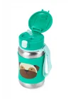Mey İthalat® Pipetli Paslanmaz Çelik Suluk 350 ml