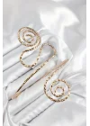 Mey İthalat® Pirinç Etnik Model Gold Renk Pazu Bileklik
