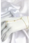 Mey İthalat® Pirinç Gold Renk Yonca Model Kadın Şahmeran