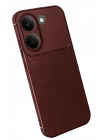 Mey İthalat®   Poco X8 Pro Auto Focus Karbon Kapak - Bordo