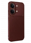 Mey İthalat®   Poco X8 Pro Max Auto Focus Karbon Kapak - Bordo