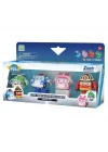Mey İthalat®  POLI MRT-674 Robocar Poli Mini Transforming Kasabanın Kurtarma Araçları 4lü Set