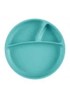Mey İthalat®   Porsiyon Vakum Tabanlı Silikon Tabak Aqua Green