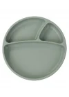 Mey İthalat®   Porsiyon Vakum Tabanlı Silikon Tabak River Green