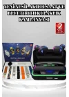 Mey İthalat® Powerbank Bluetooth Kulaklık Ve Akıllı Saat 7 Kordonlu Metal Kordon Plastik Kordon