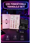 Mey İthalat® Powerbank Özellikli Bluetooth Kulaklık ve Nabız Ölçer Akıllı Saat Bileklik Hediyeli