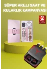 Mey İthalat® Powerbank Özellikli Bluetooth Kulaklık ve Nabız Ölçer Akıllı Saat Bileklik Hediyeli