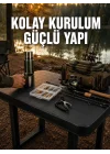 Mey İthalat® Pratik Katlanabilir Masa Kamp Piknik Bahçe ve Karavan Kullanımına Uygun